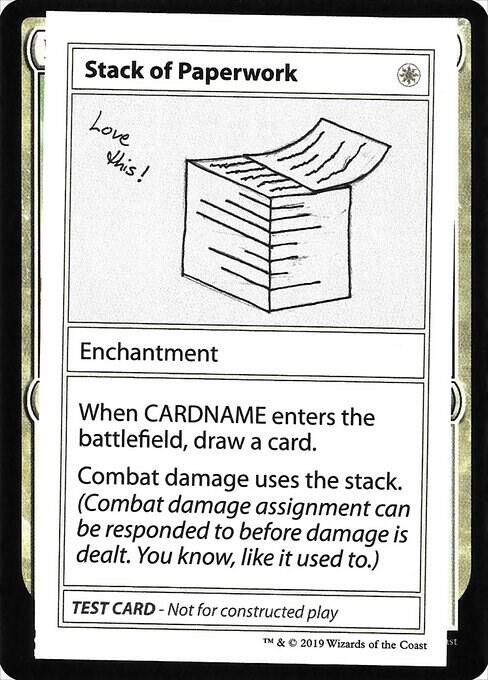 Stack of Paperwork (No PW Symbol)