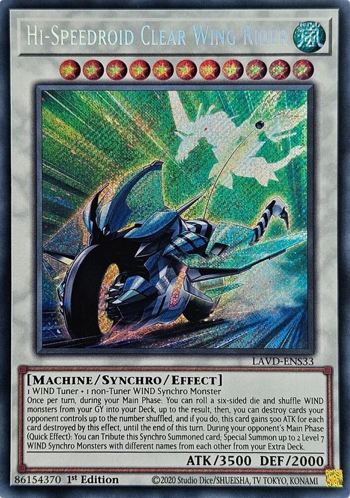 Hi-Speedroid Clear Wing Rider (Secret Rare)