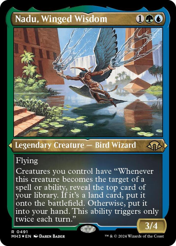 Nadu, Winged Wisdom (Foil Etched)