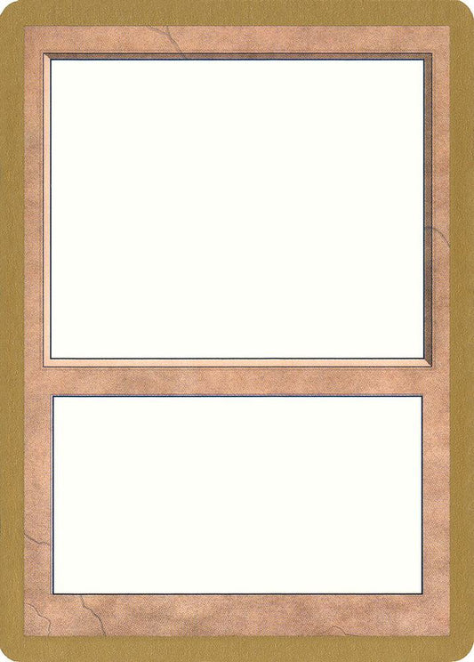 1997 World Championship Blank Card