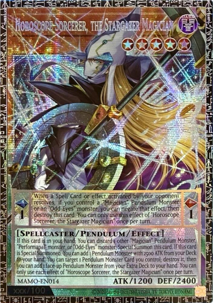 Horoscope Sorcerer, the Stargazer Magician (GMR) [Magnificent Monsters]