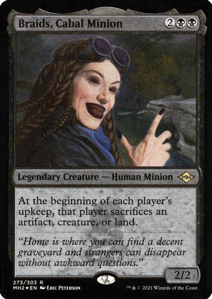 Braids, Cabal Minion (Foil Etched)