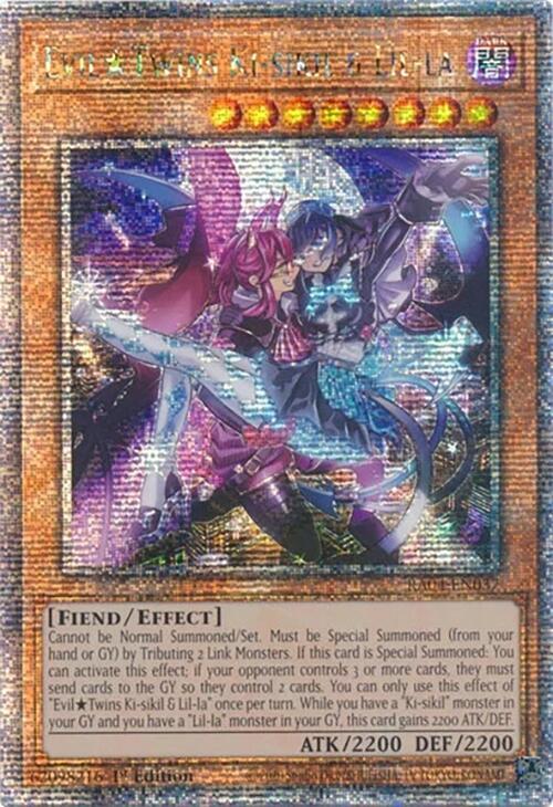 Evil Twins Ki-sikil & Lil-la (Quarter Century Secret Rare)