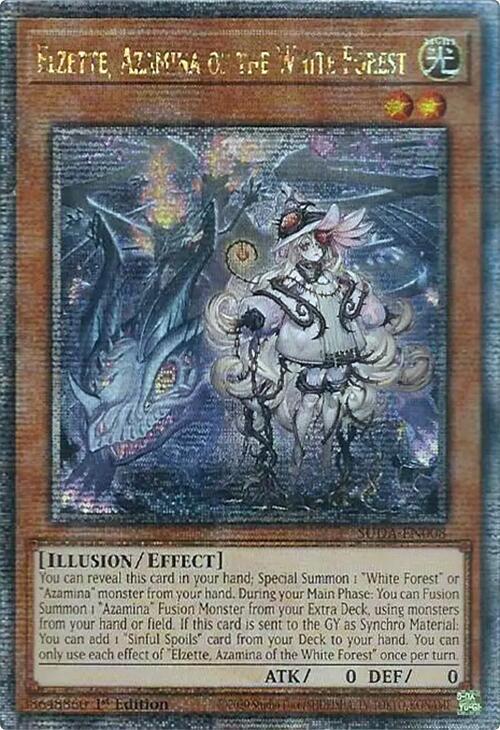 Elzette, Azamina of the White Forest (Quarter Century Secret Rare)