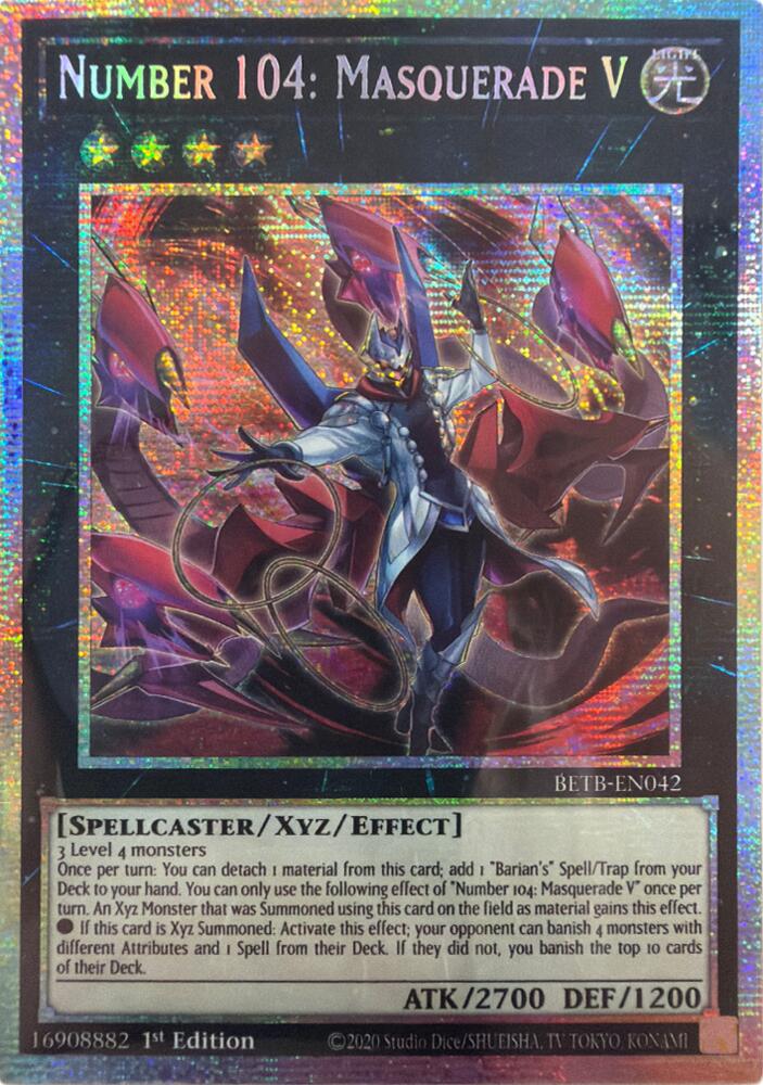 Number 104: Masquerade V (Starlight Rare) [Beyond the Brave]