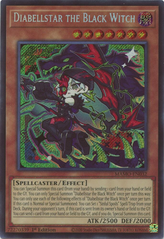 Diabellstar the Black Witch (Secret Rare) [Magnificent Monsters]