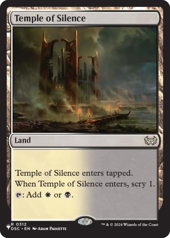 Temple of Silence [The List Reprints]