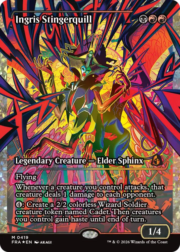 Ingris Stingerquill (Showcase) (Fracture Foil) (0419) [Reality Fracture]