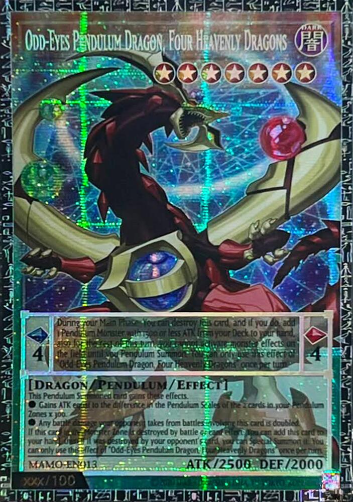 Odd-Eyes Pendulum Dragon, Four Heavenly Dragons (GMR) [Magnificent Monsters]
