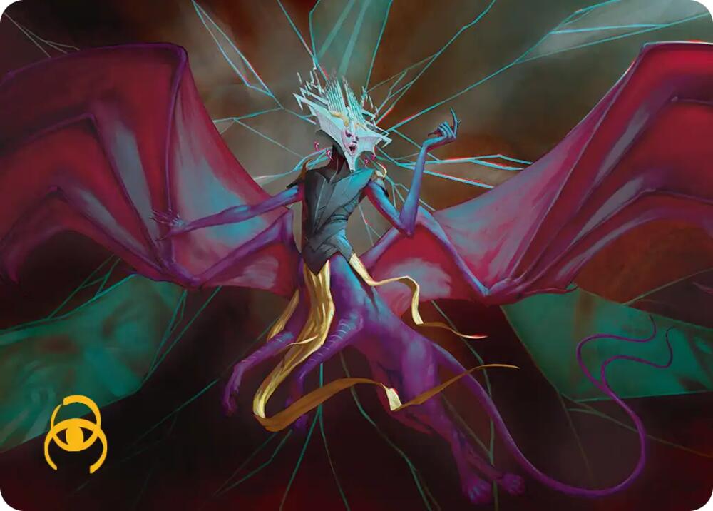 Ingris Stingerquill Art Card (Gold-Stamped Signature) [Art Series: Reality Fracture]