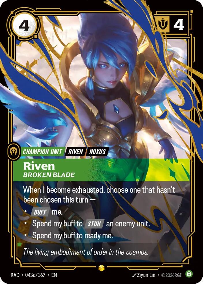 Riven, Broken Blade (Alternate Art) [Radiance]