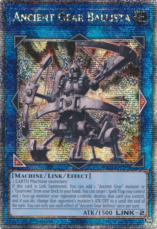 Ancient Gear Ballista (Quarter Century Secret Rare)