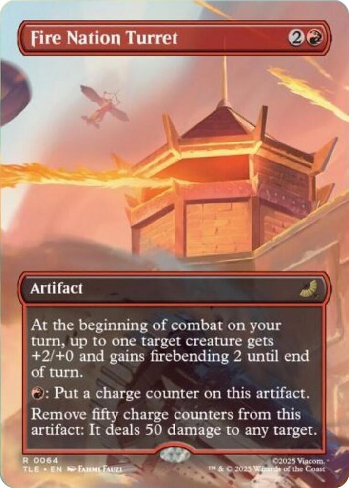 Fire Nation Turret (Borderless)