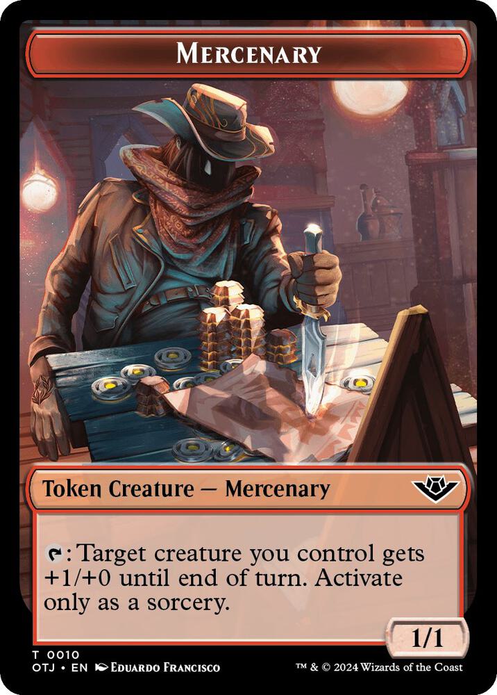 Mercenary // Bird Double-Sided Token