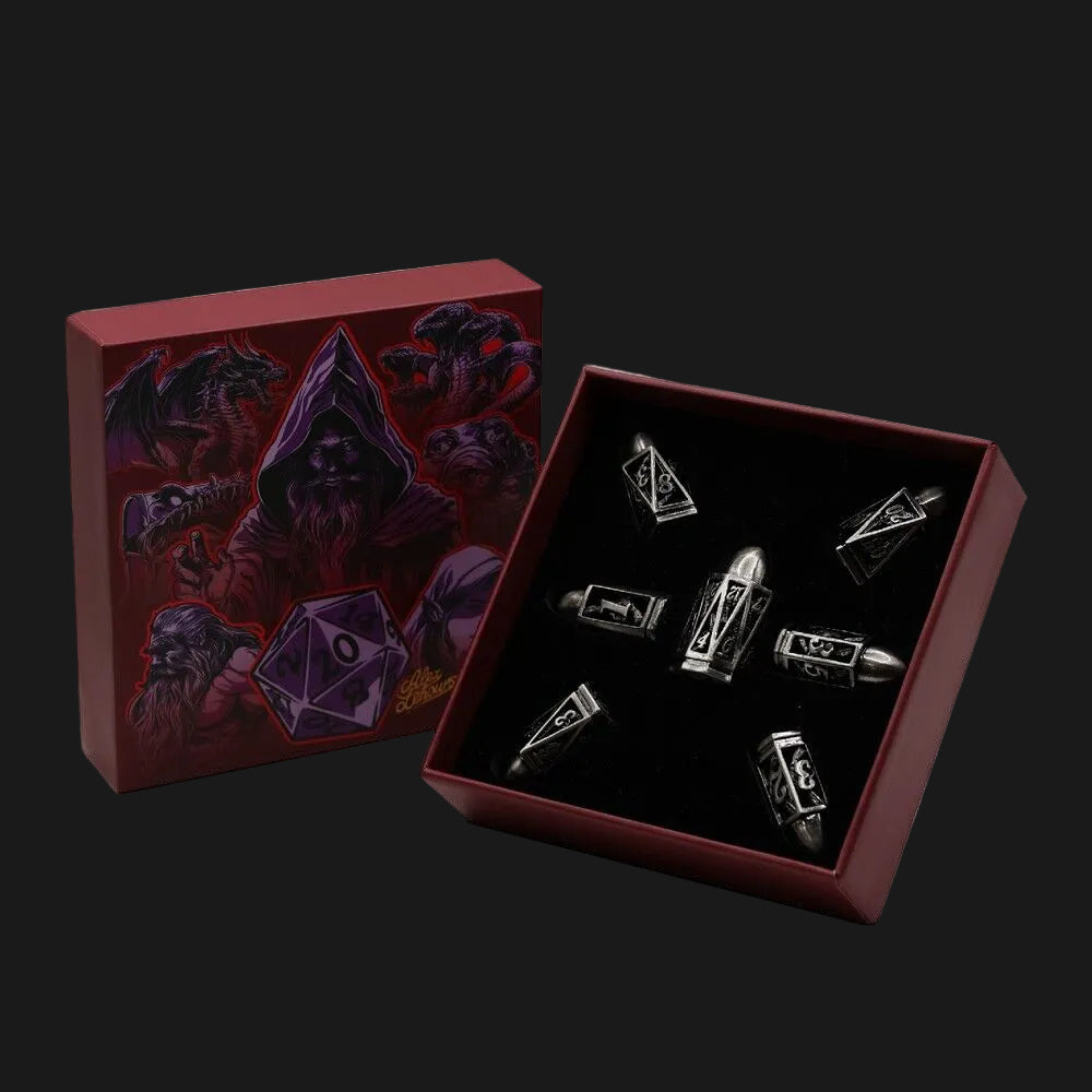 LPG Dice - Bullet Metal RPG Dice Set