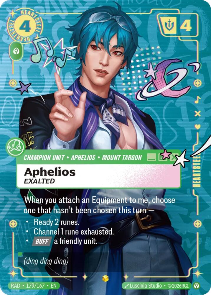 Aphelios, Exalted (Heartsteel Overnumbered) [Radiance]