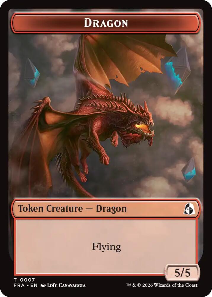Dragon // Forest Tentacle Double-Sided Token [Reality Fracture]