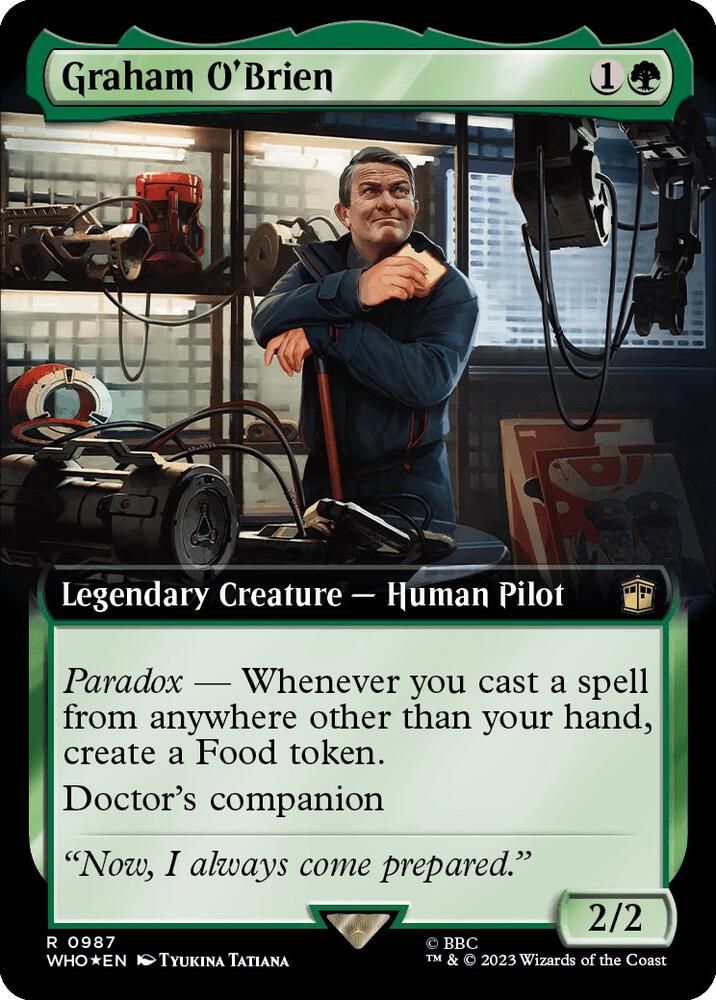 Graham O'Brien (Extended Art) (Surge Foil)