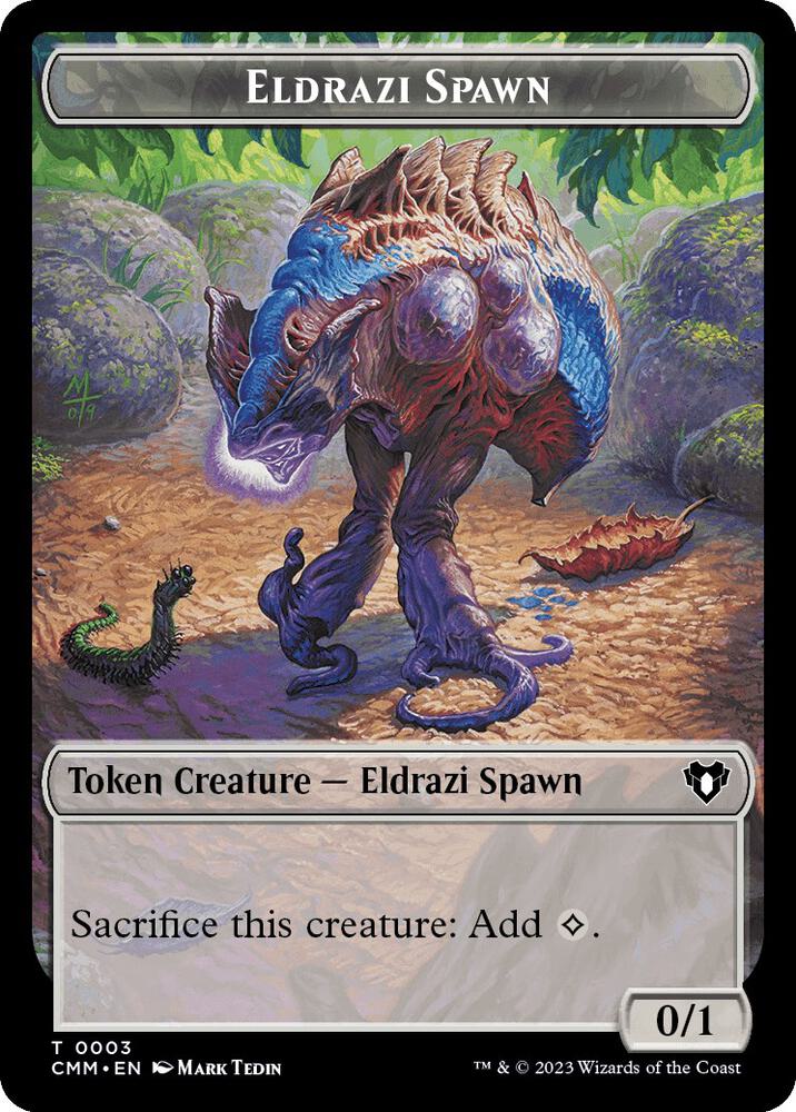 Eldrazi Spawn // Demon Double-Sided Token