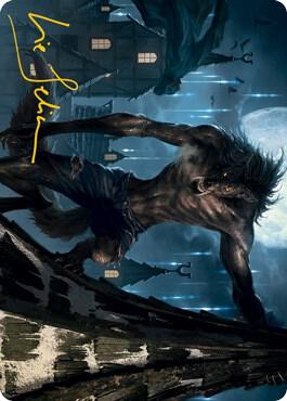Stalking Predator Art Card (Gold-Stamped Signature)