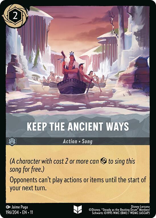 Keep the Ancient Ways