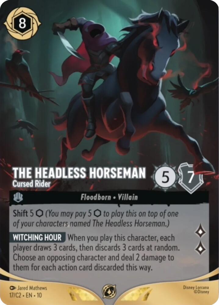 The Headless Horseman - Cursed Rider [Disney Lorcana Promo Cards]