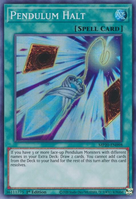 Pendulum Halt