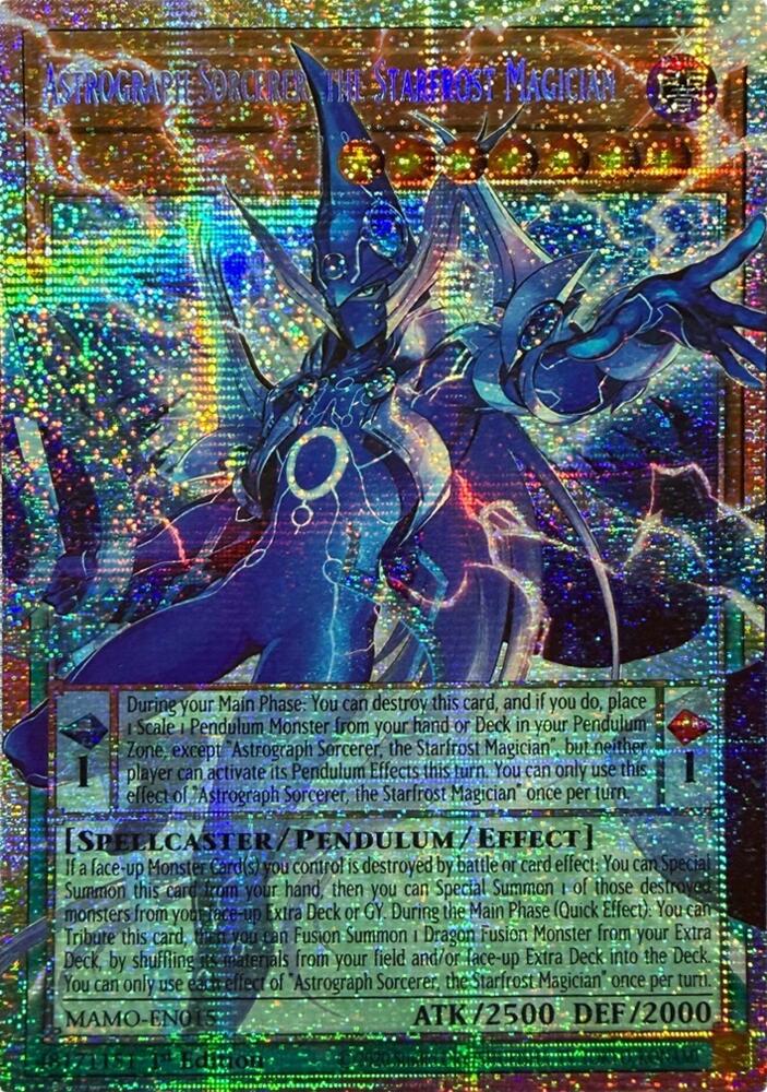 Astrograph Sorcerer, the Starfrost Magician (Starlight Rare) (Extended Art) [Magnificent Monsters]