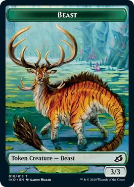 Beast // Human Soldier (005) Double-Sided Token