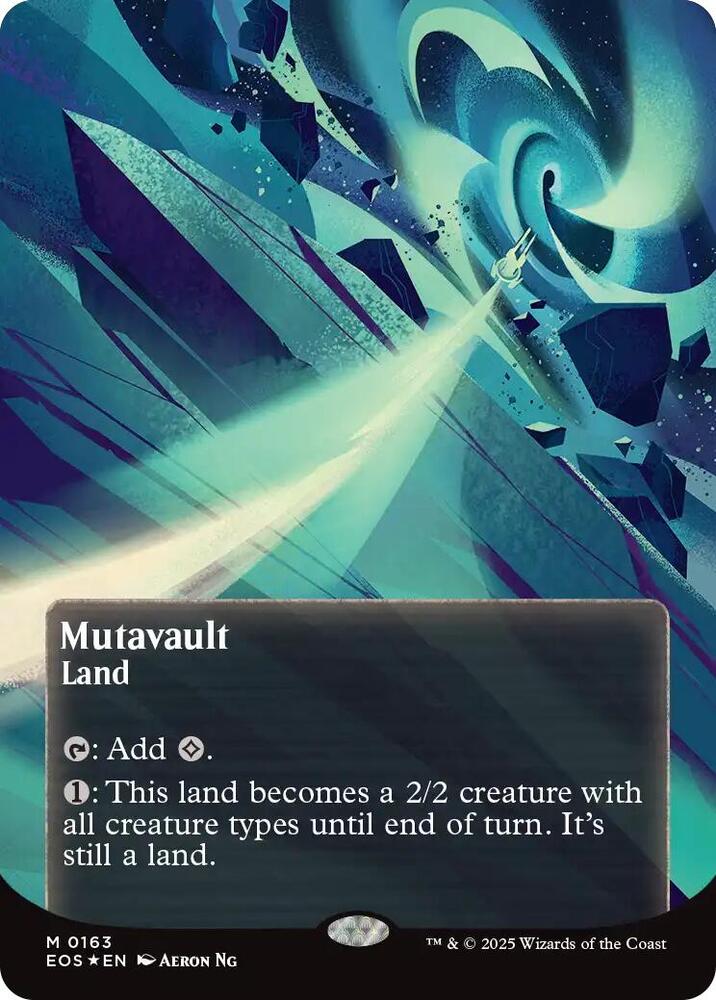 Mutavault (0163) (Borderless) (Galaxy Foil)