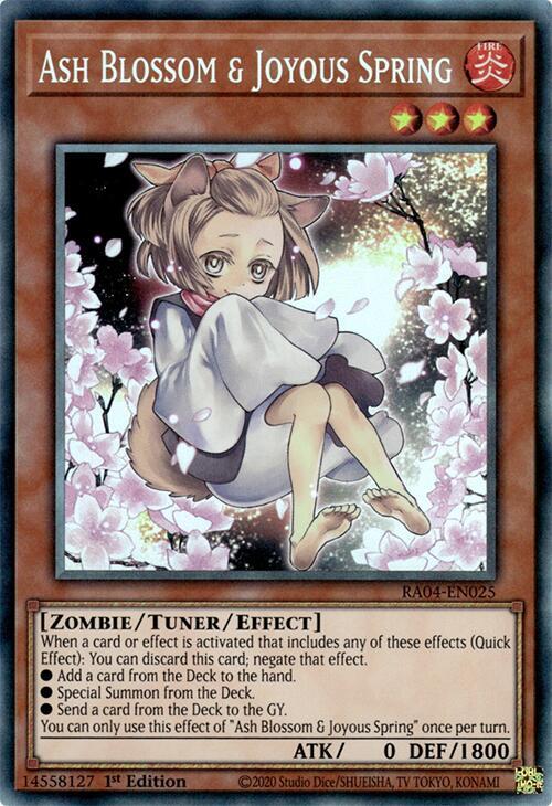 Ash Blossom & Joyous Spring (Alternate Art) (PCR)