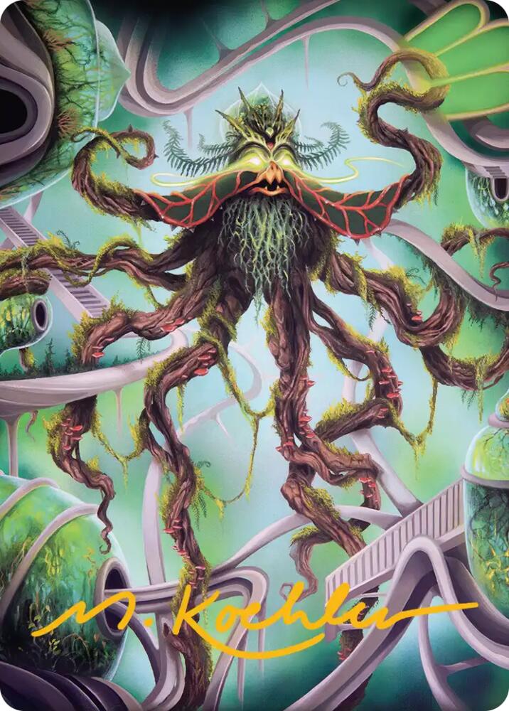 Verdant Kraken Art Card (Gold-Stamped Signature) [Art Series: Reality Fracture]