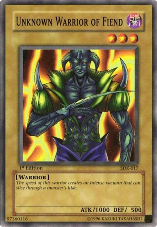 Unknown Warrior of Fiend