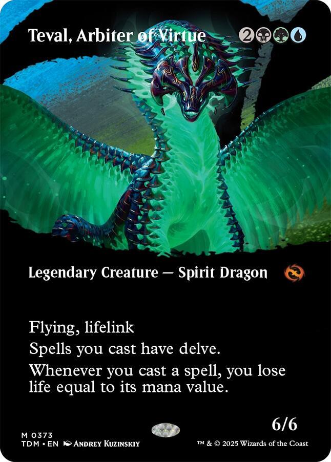 Teval, Arbiter of Virtue (Borderless)