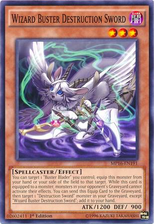 Wizard Buster Destruction Sword