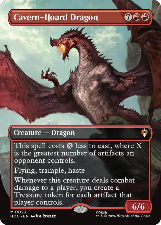 Cavern-Hoard Dragon (Borderless)
