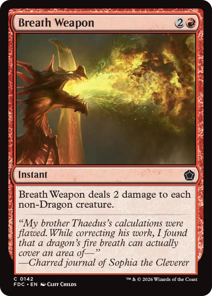 Breath Weapon [Commander: Foundations]