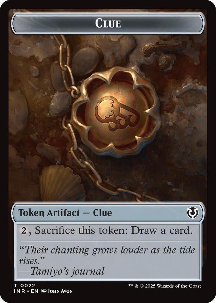Clue // Eldrazi Horror Double-Sided Token