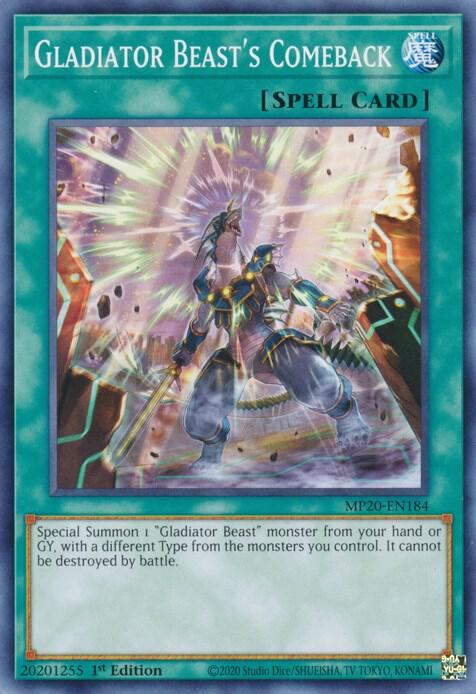 Gladiator Beast's Comeback