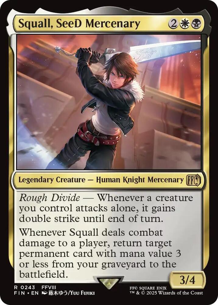 Squall, SeeD Mercenary