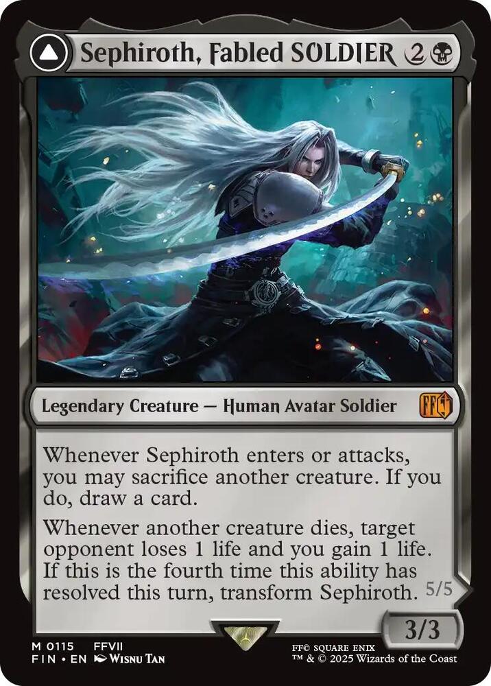 Sephiroth, Fabled SOLDIER