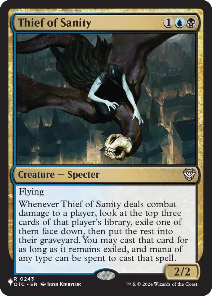 Thief of Sanity [The List Reprints]