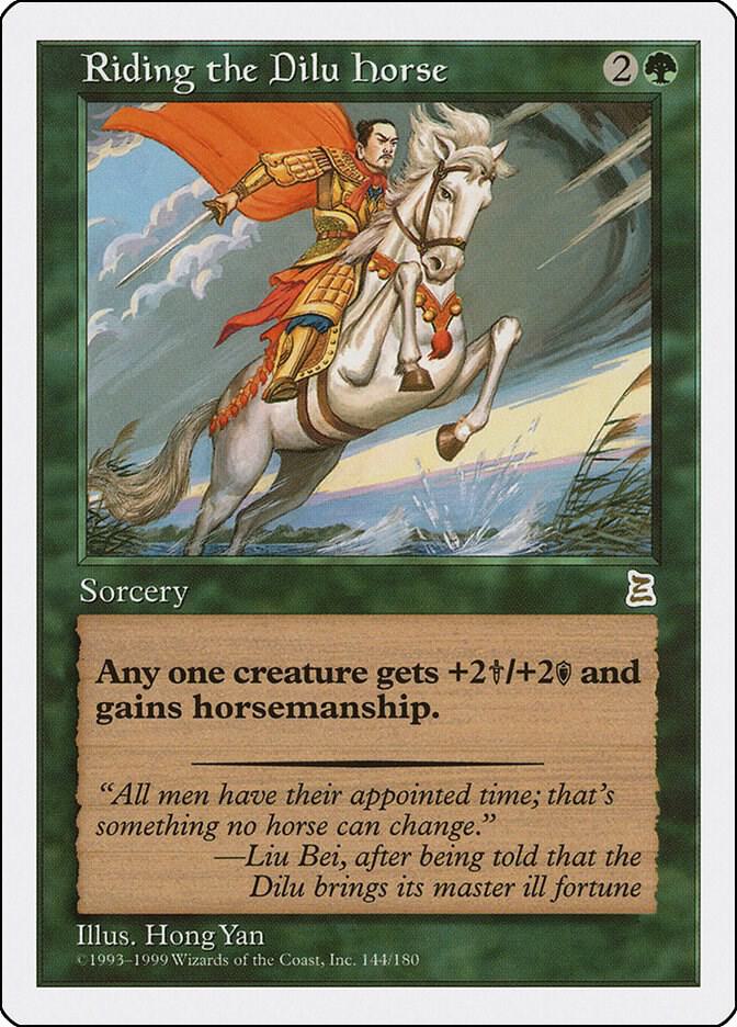 Riding the Dilu Horse