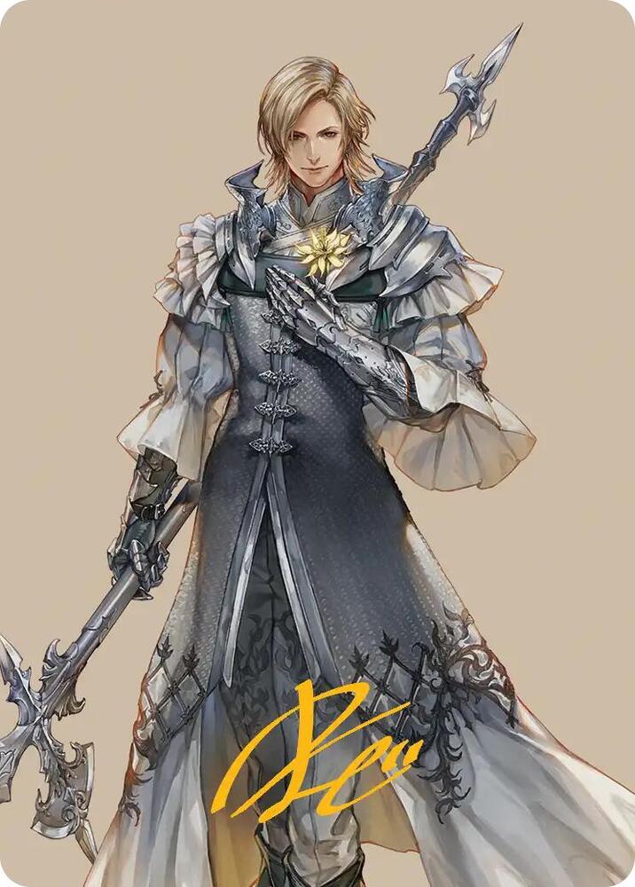 Dion, Bahamut's Dominant Art Card (Gold-Stamped Signature)