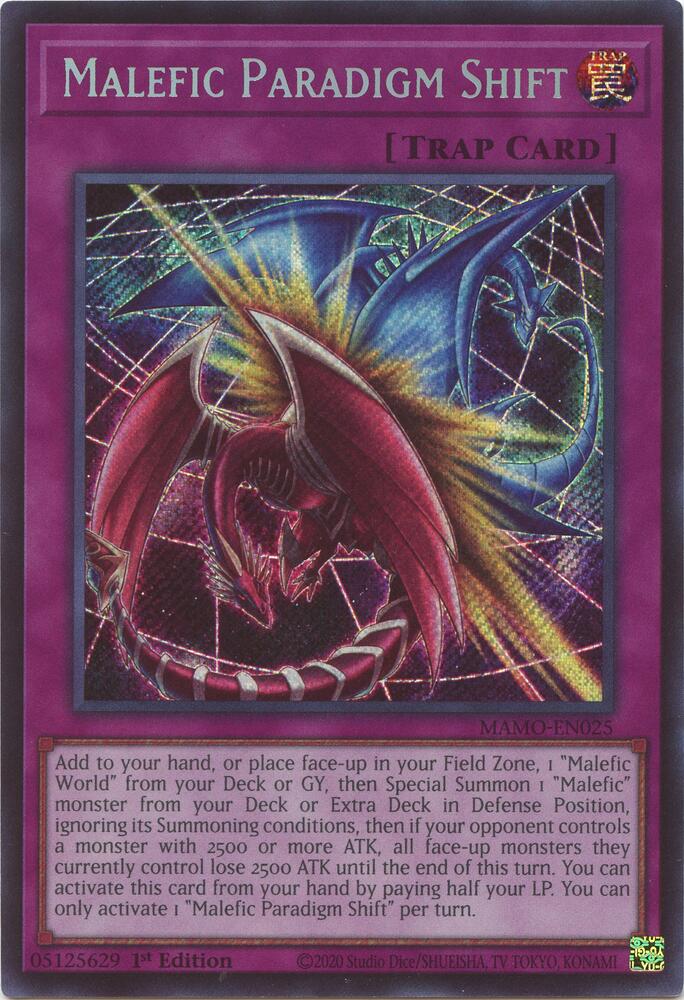 Malefic Paradigm Shift (Secret Rare) [Magnificent Monsters]