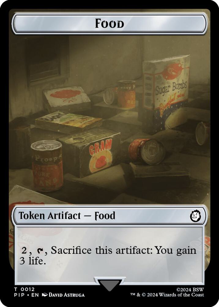 Food (0012) // Human Soldier Double-Sided Token