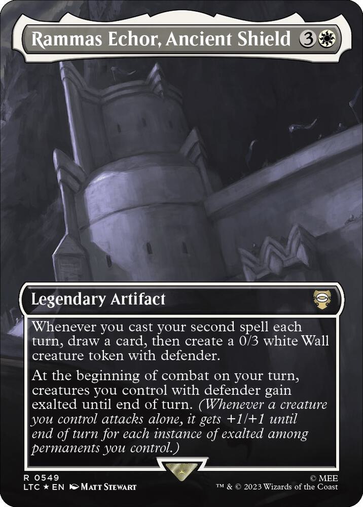 Rammas Echor, Ancient Shield (Borderless) (Surge Foil)