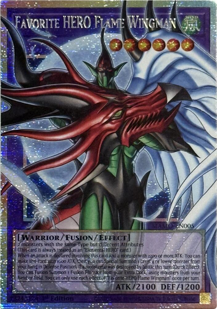 Favorite HERO Flame Wingman (Starlight Rare) (Extended Art) [Magnificent Monsters]