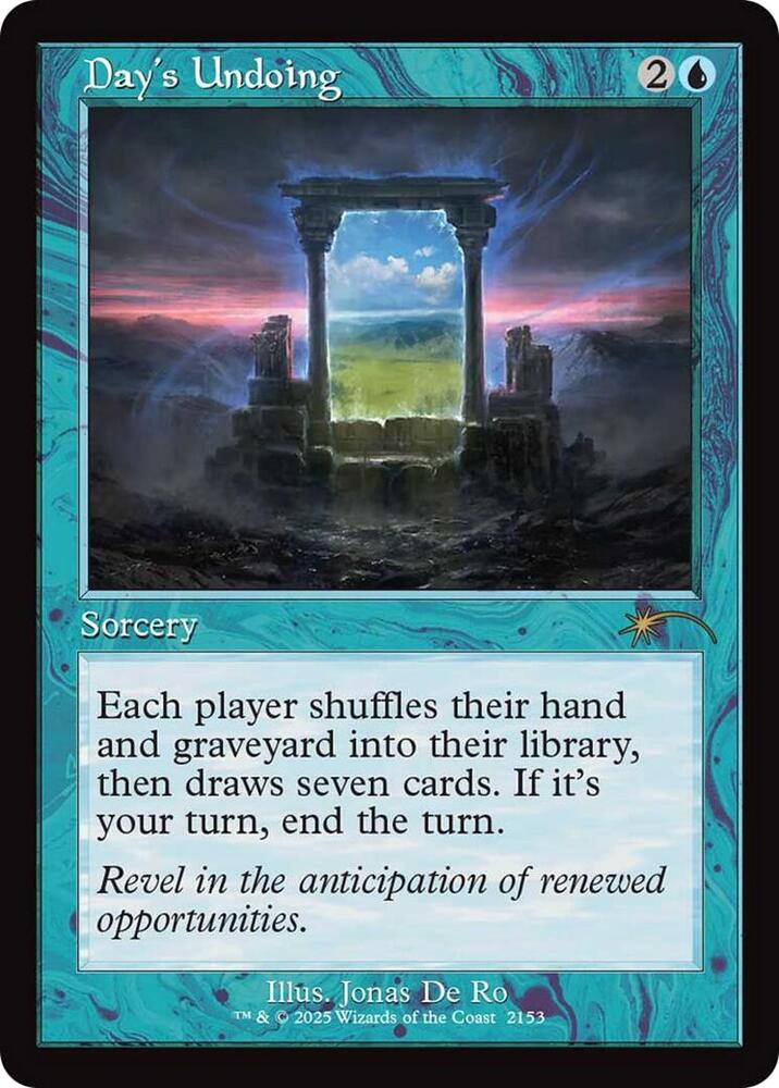 Day's Undoing (Retro Frame)