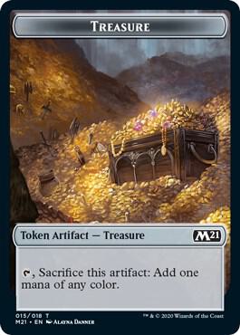 Treasure // Zombie Double-Sided Token